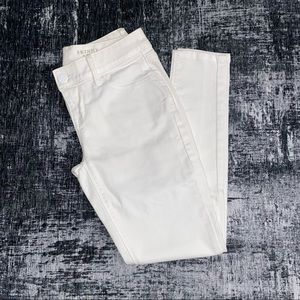 The Limited White Skinny Leg Jeans